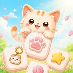 Ícone de Match It Meow! Cat Tile Puzzle
